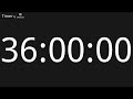 36 Hour Countup Timer