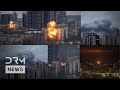 RAW VIDEO: Drones Buzz Over Kyiv as Gunfire and Explosions Rock City in Russian Attack | AH1B