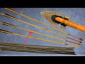Making hunting ARROWS from tree shoots - What can they penetrate?
