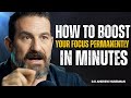 How To Boost Your Focus PERMANENTLY in Minutes | Andrew Huberman | #motivational