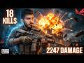 INSANE 18 KILL GAMEPLAY! 🔥2247 DAMAGE DESTROYED EVERYONE   | Badboyy2k || #PUBGPC #PUBGSquad