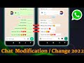 WhatsApp Chat Modification 2022 | WhatsApp Chat Modify Kaise Kare 2022 | How To Edit WhatsApp Chat