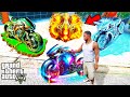 Franklin Collecting RARE ELEMENTAL SUPERBIKES in GTA 5 | SHINCHAN and CHOP