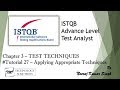 ISTQB Advance Test Analyst | 3.4 Applying Appropriate Techniques | ISTQB Tutorials