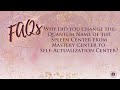 Why did you change the Quantum Name of the Spleen Center?