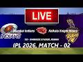 🛑LIVE- MI vs KKR🛑IPL 2026🛑MUMBAI vs KOLKATA🛑CRICKET 26 GAMEPLAY🛑LIVE MATCH STREAMING🏏