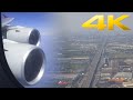 4K | Qatar Airways Airbus A380 flight from Doha to Bangkok