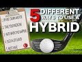 5 DIFFERENT ways to use a HYBRID on the golf course