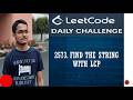 Leetcode 2573. Find the String with LCP | Daily Challenge