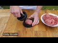 BBQ Dragon 3 in 1 Burger Mold: The fast way to make burgers, sliders, and even STUFFED burgers.
