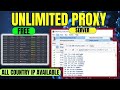BEST Residential Proxy | How to Get Unlimited free Proxy in All Country | Free Proxy | Fast internet