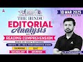 📰 The Hindu Editorial Analysis | 18 March 2025 | Vocab, Grammar \u0026 Reading | By Parth Krishan 📖