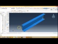 Buckling of cold formed steel using ABAQUS software(column)