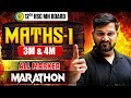 🚨 12th Hsc Maths All 3 \u0026 4 Marks Marathon  🔥 | Most Scoring Questions #hscboard2026