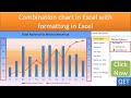 Excel Video 8: combination chart in excel 2007, dual axis chart in excel