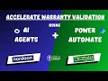 Accelerate Warranty Validation with AI Agents and Power Automate