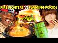 Firefighters Vs Fiery Foods!