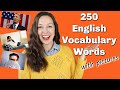 250 Important English Vocabulary Words with pictures