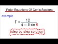 Polar Equations Of Conic Sections  _  Example 1