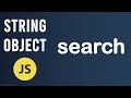 search method | String Object In JavaScript