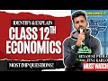 Class 12 Economics MOST IMPORTANT Questions | Identify the Following \u0026 Explain | Board Exam 2026
