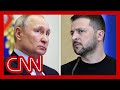 Hear Zelensky’s response to Russia’s claim that Ukraine targeted Putin