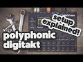 POLYPHONIC DIGITAKT, The setup explained! (with the RK-002)