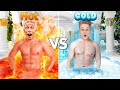 HOT vs COLD Pool Challenge !
