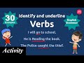 English grammar verb sentence | Identify and underline the Verbs | Grammar Activity | Kids Channel