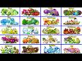 Random 20 Team Colorful Plants VS 4 Team Zombies - Who Will WIn? - Pvz 2 Team Plant Battlez