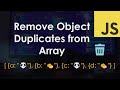 Remove Object Duplicates from Array | JavaScript Tutorial