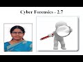 Dr. S. Jayashree | Cyber Forensics - Module 2.7 | SNS Institutions