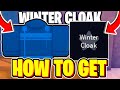 How To GET WINTER CLOAK FAST In Fisch! (How To KEEP WARM In Fisch) Roblox