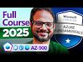 AZ-900 Azure Fundamentals Full Course (2025) | Azure Complete Tutorial for Beginners [2.5 Hours]