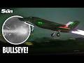 Moment RAF F-35 jet shoots down Iranian drone as Brit pilots obliterate craft with direct hit
