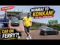 Mumbai to Konkan WITHOUT Highways! Ferry Ride, Hidden Spot \u0026 Beach Adventure 😍