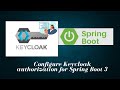 Part 10.1 - Configure Keycloak for Spring Boot 3 authentication