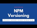 Versioning in Node Packages | NPM SemVer | In Hindi