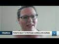 Parents react to proposed curriculum changes