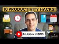 Top 10 PRODUCTIVITY HACKS I USE | Control YOUR Time | Ankur Warikoo Hindi