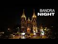 Bandra Evening Walk 9PM | Hill Road Shopping, Mount Mary, Street Night Life | Mumbai 4K
