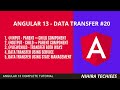 Data transfer between components in angular 13 (parent to child + @input + @Output  + @ViewChild)