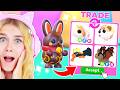 Trading DARK CHOCCYBUNNIES In Adopt Me!