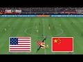 March 05,2026 |  CHINA vs USA | The Continental Showdown: Asia vs Africa | FIFA23 Gameplay