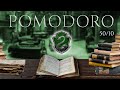 SLYTHERIN 📚 POMODORO Study Session 50/10 - Harry Potter Ambience 📚 Focus, Relax \u0026 Study in Hogwarts
