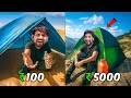 Camping Challenge...Low Vs High Budget ? 