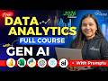 Data Analytics FULL Course with Generative AI (Beginner to Pro) - 2026