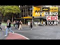 Auckland CBD Monday Walk Tour New Zealand 4K HDR