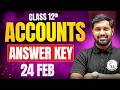 Class 12 Accounts Answer Key 2026 🔥 | All Sets Solutions \u0026 Paper Analysis