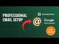 How to Set up Professional Email with Squarespace and Google Workspace Full 2025 Guide